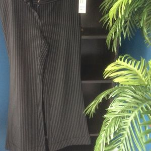 INC PINSTRIPE BOOTCUT PANTS